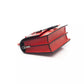 Radiant Red Leather Shoulder Bag
