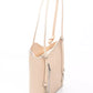 Chic Pink Leather Backpack for Sophisticated Style