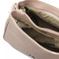 Chic Pink Leather Shoulder Bag