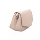 Chic Pink Leather Shoulder Bag