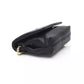 Elegant Golden-Detailed Black Shoulder Bag