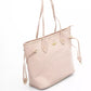Elegant Pink Shoulder Bag with Golden Accents