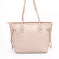 Elegant Pink Shoulder Bag with Golden Accents