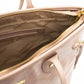 Elegant Pink Shoulder Bag with Golden Accents