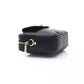 Chic Black Shoulder Bag with Golden Accents