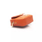 Exquisite Red Shoulder Zip Bag with Golden Details