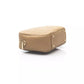 Chic Beige Shoulder Bag with Golden Accents