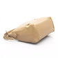 Chic Beige Shoulder Bag with Golden Accents