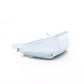 Elegant Light Blue Shoulder Bag with Golden Accents