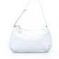 Elegant Light Blue Shoulder Bag with Golden Accents