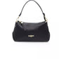Elegant Black Golden-Detailed Shoulder Bag