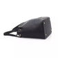 Elegant Black Shoulder Bag with Golden Accents