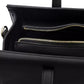 Elegant Black Polyethylene Shoulder Bag
