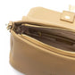 Golden Detail Beige Shoulder Bag