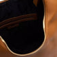Chic Brown Shoulder Bag with Golden Accents