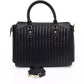 Elegant Shoulder Bag with Golden Accents