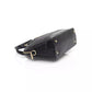 Elegant Black Shoulder Bag with Golden Accents