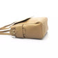 Elegant Beige Shoulder Bag With Golden Accents