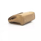 Elegant Beige Shoulder Bag with Golden Details
