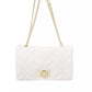 Beige Elegance Flap Shoulder Bag