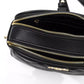 Elegant Shoulder Bag with Golden Accents
