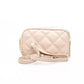 Elegant Pink Double Compartment Shoulder Bag