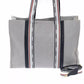 Elegant Beige Zip Shoulder Bag