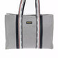 Elegant Beige Zip Shoulder Bag