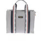 Elegant Blue Shoulder Zip Bag