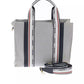 Elegant Blue Shoulder Zip Bag