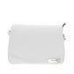 Elegant White Leather Shoulder Bag