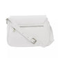 Elegant White Leather Shoulder Bag