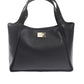 Elegant Black Magnetic Closure Handbag
