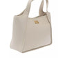 Chic Beige Magnetic Closure Handbag