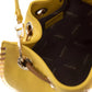 Golden Detail Yellow Shoulder Bag