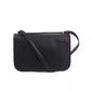 Chic Black Crossbody With Golden Accents