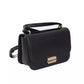 Chic Black Crossbody With Golden Accents