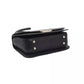 Chic Black Crossbody With Golden Accents