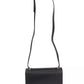 Chic Black Crossbody With Golden Accents