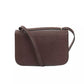 Elegant Brown Shoulder Bag with Golden Accents