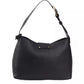 Chic Black Golden-Detailed Designer Handbag