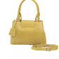 Elegant Yellow Double-Compartment Shoulder Bag