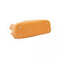 Chic Orange Shoulder Flap Bag with Golden Accents