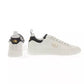 Sleek Monochrome Leather Sneakers