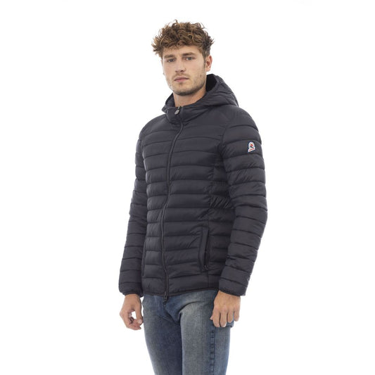 Elegant Quilted Men's Hooded Jacket