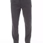Sleek Drawstring Trousers in Timeless Gray