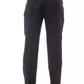 Elegant Gray Wool Blend Trousers