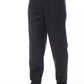 Elegant Gray Wool Blend Trousers