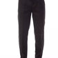 Elegant Brown Wool-Blend Trousers