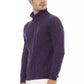 Regal Purple Turtleneck Essential Sweater